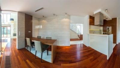 cocina madera limpieza vivienda