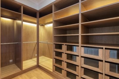 Vestidor a medida madera